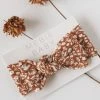 MEBIE BABY MUSTARD FLORAL HEAD WRAP
