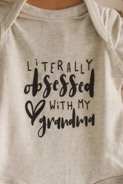 HumanKIND Baby + Kids OBSESSED WITH GRANDMA BODYSUIT
