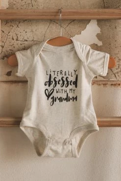 HumanKIND Baby + Kids OBSESSED WITH GRANDMA BODYSUIT