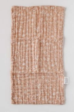 MEBIE BABY WILDFLOWER BURP CLOTH LIFESTYLE