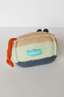 PEBBLE CROCHET CAMERA RATTLE