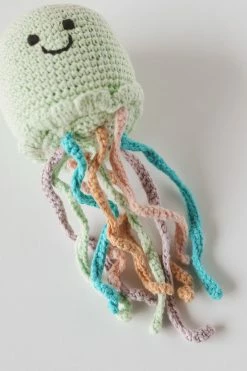 PEBBLE CROCHET JELLYFISH RATTLE Baby + Kids