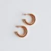 AMADY JEWELRLY EVERYDAY THICK GOLD HOOP EARRINGS · 18K GOLD ACCESSORIES