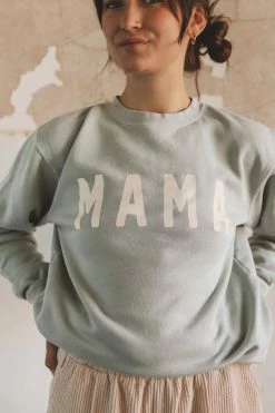 KITTSONA CUSTOM CLOTHING MAMA VINTAGE CREW