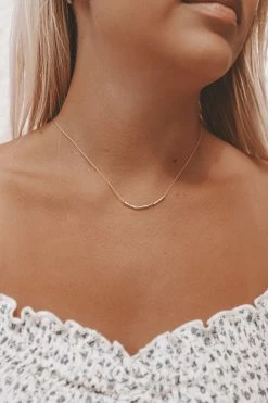 LUCKY FEATHER ACCESSORIES MORSE CODE NECKLACE · LOVED