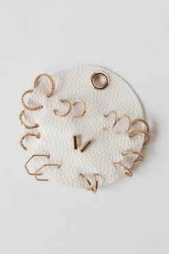 ART BOX HOOP DU JOUR EARRING SET ACCESSORIES