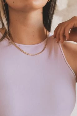 NIKIBIKI SOLID HIGHNECK CROP TOP Tops