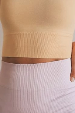 NIKIBIKI SOLID HIGHNECK CROP TOP Tops