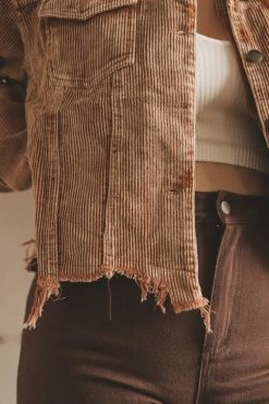 POL ROCK SPRINGS CORDUROY JACKET Jackets + Button-ups