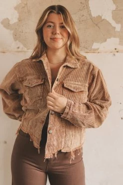 POL ROCK SPRINGS CORDUROY JACKET Jackets + Button-ups