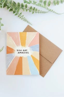DAYDREAM PRINTS YOU ARE AMAZING CARD