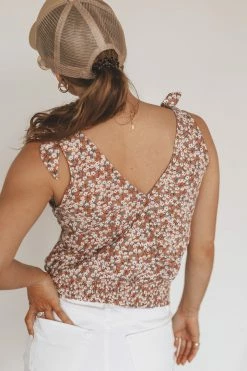 AEMI + CO Tops HAILEY FLORAL TANK