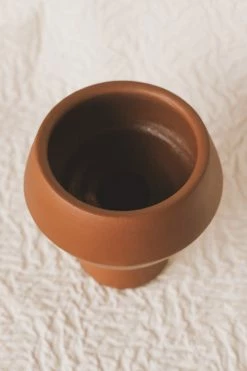 BLOOMINGVILLE TERRA-COTTA FOOTED VASE Home
