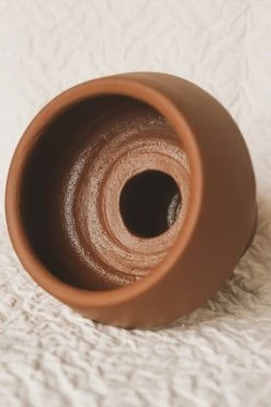 BLOOMINGVILLE TERRA-COTTA FOOTED VASE Home