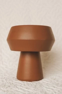 BLOOMINGVILLE TERRA-COTTA FOOTED VASE Home