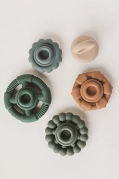 CHEWABLE CHARM FOREST TEETHING RING STACKER LIFESTYLE