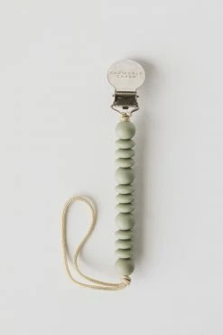 CHEWABLE CHARM LIFESTYLE GRACE PACIFIER CLIP · SUCCULENT