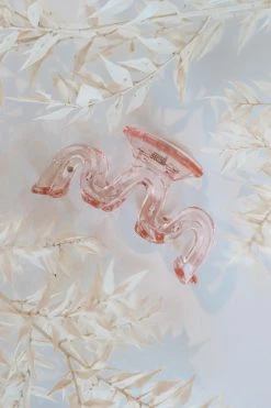 SPACE 46 ACCESSORIES SEMI-TRANSPARENT THREE WAVES HAIR CLIP