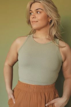 BY TOGETHER HEADSTART CROP TOP Tops