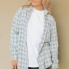 EMORY PARK Jackets + Button-ups JOANNE PLAID BUTTON UP