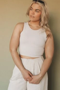 BY TOGETHER HEADSTART CROP TOP Tops