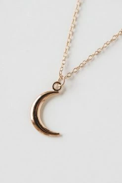 ELLISON + YOUNG ACCESSORIES NEW MOON CHARM NECKLACE