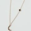 ELLISON + YOUNG ACCESSORIES NEW MOON CHARM NECKLACE