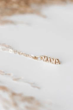 TRUE BY KRISTY JEWELRY ACCESSORIES DAINTY MAMA CHARM NECKLACE