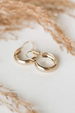 TRUE BY KRISTY JEWELRY AVALON HOOP EARRINGS