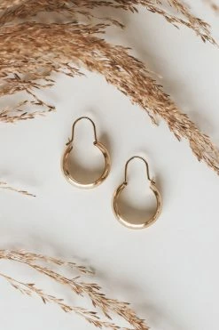 TRUE BY KRISTY JEWELRY AVALON HOOP EARRINGS