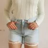 JBD. Bottoms BARBADOS DISTRESSED JEAN SHORTS