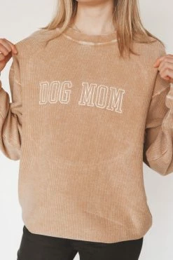 HumanKIND Crewneck Sweatshirts DOG MOM EMBROIDERED CREWNECK 10 HumanKIND Crewneck Sweatshirts DOG MOM EMBROIDERED CREWNECK