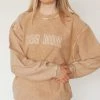 HumanKIND Crewneck Sweatshirts DOG MOM EMBROIDERED CREWNECK