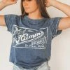 RECYCLED KARMA GRAPHIC APPAREL MILLER HAMM'S BREWING COMPANY BURNOUT TEE