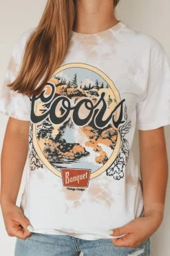 RECYCLED KARMA COORS BANQUET TIE-DYE TEE Tees