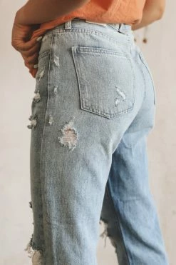 JBD. HALLIE DISTRESSED JEANS Bottoms