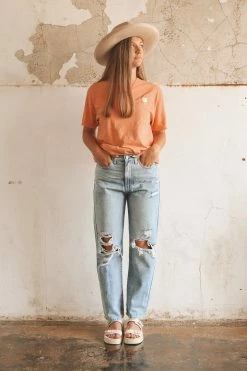JBD. HALLIE DISTRESSED JEANS Bottoms