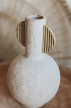 BLOOMINGVILLE Home TERRA COTTA STONEWARE VASE
