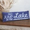 PEKING HANDICRAFT GO JUMP IN THE LAKE HOOK PILLOW