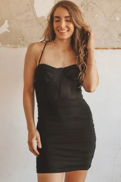 BLUE BLUSH TORI DRESS