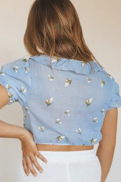 EMORY PARK KALAMATA CROPPED BLOUSE 9 EMORY PARK KALAMATA CROPPED BLOUSE