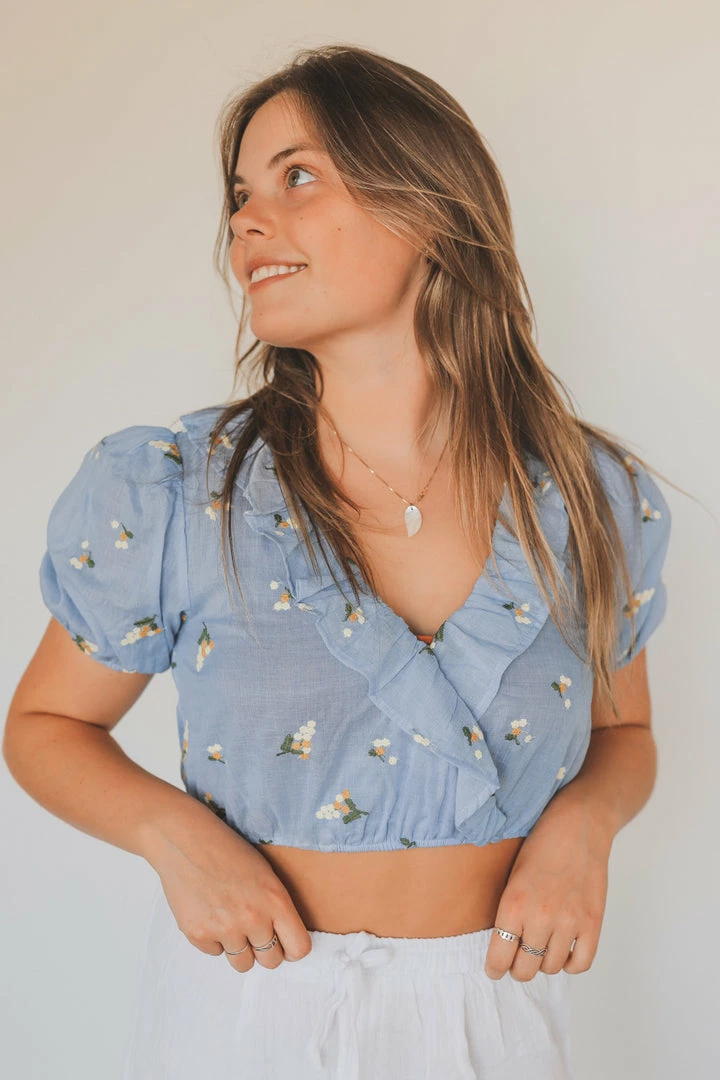 EMORY PARK KALAMATA CROPPED BLOUSE 5 EMORY PARK KALAMATA CROPPED BLOUSE