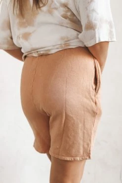 EMORY PARK JUST PEACHY KNIT SHORTS