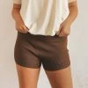 EMORY PARK SEQUOIA RIBBED KNIT SHORTS Bottoms