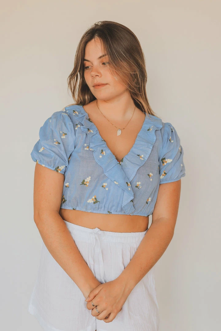 EMORY PARK KALAMATA CROPPED BLOUSE 4 EMORY PARK KALAMATA CROPPED BLOUSE