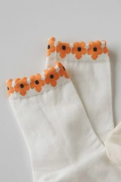TIEPOLOGY ACCESSORIES DAISY FLORAL CASUAL SOCKS