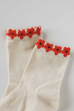 TIEPOLOGY ACCESSORIES DAISY FLORAL CASUAL SOCKS