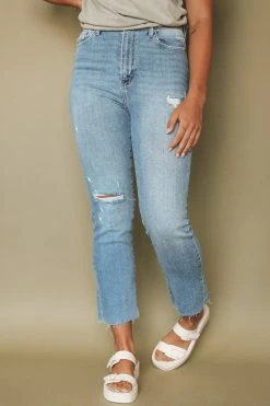 JUST BLACK DENIM BRADY VINTAGE STRAIGHT JEANS