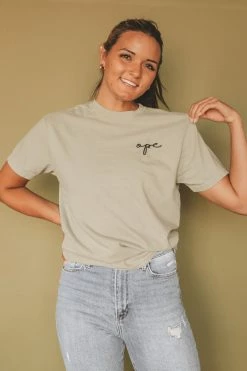 HumanKIND "OPE" EMBROIDERED TEE