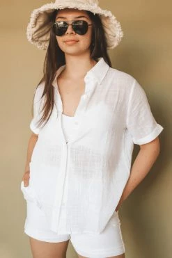 BLUE B SOMMERSET BUTTON-UP Tops 15 BLUE B SOMMERSET BUTTON-UP Tops